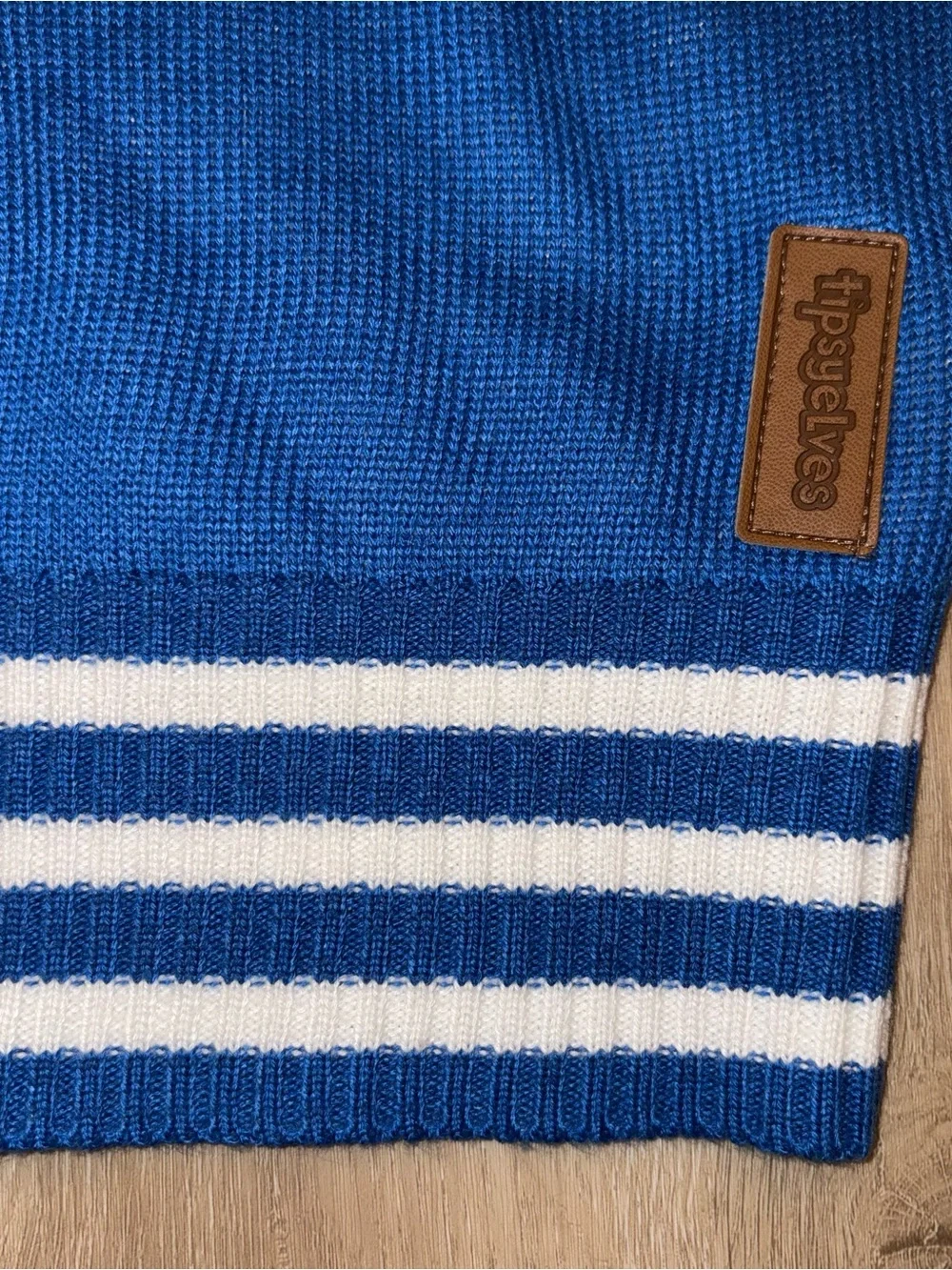 Tipsy Elves We Last Eight Days Hanukkah Menorah Sweater Men’s XXL NWT Blue